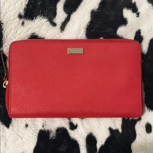 Red Kate Spade Wallet
